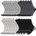 Large-size men's mid-calf sports cotton socks, breathable, sweat-wicking, waisted, non-slip, thin casual basketball and running socks