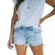 2023 summer new women's denim shorts, slim-fit, ripped, raw-edge, creative jeans in stock on Amazon (USA) EYBA