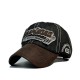 Cross-border hot selling five-pointed star baseball caps, summer breathable mesh caps, curved brim patch caps, outdoor casual sun hats.