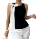 Cross-border European and American women's short skirts, new summer styles, fashionable and stylish, with a slanted neckline and contrasting pleated slim-fitting dresses Cross-border European and American women's short skirts, new summer styles, fashionable and stylish, with a slanted neckline and contrasting pleated slim-fitting dresses
