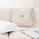 French lace pillow, all-cotton white ins square lumbar pillow, American sofa bedroom backrest cushion French lace pillow, all-cotton white ins square lumbar pillow, American sofa bedroom backrest cushion