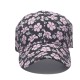 Cross-border pure cotton personalized small floral print baseball hats, versatile outdoor tie-dye hats