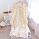 Women's flannel nightgown, thickened and warm for autumn and winter, with a fleece hood and a cute solid-color coral fleece bathrobe. Women's flannel nightgown, thickened and warm for autumn and winter, with a fleece hood and a cute solid-color coral fleece bathrobe.