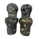 2025 Korean new style washed camouflage curved brim baseball caps with puppy embroidery, outdoor sun protection caps.
