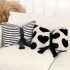 Cross-border Nordic INs three-piece bedding set with skin-friendly, soft, geometric embroidery for all seasons