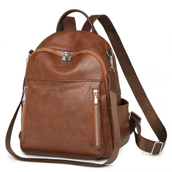 2025 New Nylon Oxford Backpack, Women's Backpack, Waterproof, Short-Term Travel, Lightweight, Dual-Use, Casual Bag with Multiple Pockets