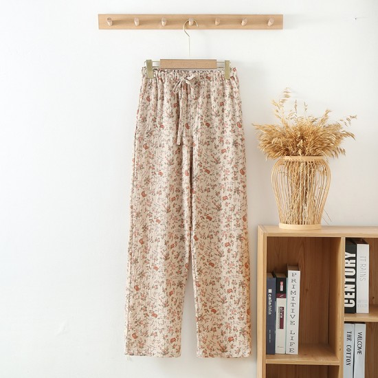 Floral patterned camisole nightgown for women, pure cotton gauze, sweet and cute, thin, Japanese-style summer girls' pajamas, plus-size loungewear Floral patterned camisole nightgown for women, pure cotton gauze, sweet and cute, thin, Japanese-style summer girls' pajamas, plus-size loungewear