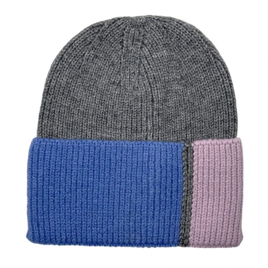 New European and American cross-border beanie Colorful knitted hats for women, versatile and warm, autumn and winter, stylish and simple wool hats.