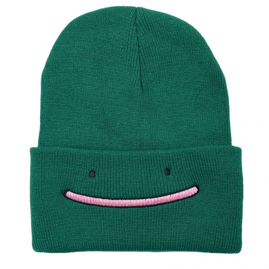 Cross-border Ditto Pokemon embroidered knitted hat, a warm, ear-protective, couple's beanie for women in autumn and winter. Cross-border Ditto Pokemon embroidered knitted hat, a warm, ear-protective, couple's beanie for women in autumn and winter.
