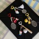 Homemade creative table tennis, badminton, KT doll keychain, cartoon sports game racket series bag charm for couples.