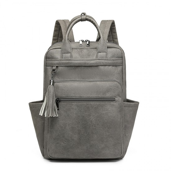 Cross-border new women's PU backpack, large-capacity business laptop backpack, retro women's backpack wholesale. Cross-border new women's PU backpack, large-capacity business laptop backpack, retro women's backpack wholesale.