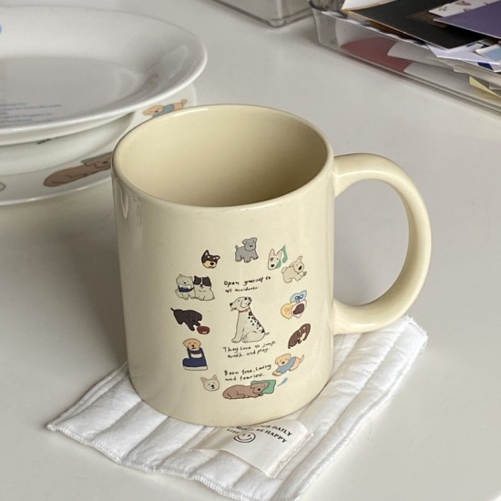 Korean Instagram cartoon koala bear glass, heat-resistant simple milk cup, niche creative gift. Korean Instagram cartoon koala bear glass, heat-resistant simple milk cup, niche creative gift.
