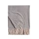 Solid color scarves, light wavy stripes, new women's winter scarves, fresh and sweet, macaron-style, single-color mid-length scarves.