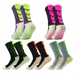 Thickened terry-soled socks, wear-resistant rubberized mid-calf socks, basketball socks, running socks, cycling socks.