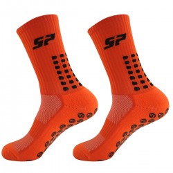 Mid-calf non-slip soccer socks with a terry sole and thickened sports socks, non-slip and deodorizing, sweat-wicking training socks