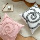 Cross-border Nordic INs hemp rope embroidered pillowcases, four-cornered tassel retro pastoral pillows, living room sofa cushions, lumbar pillows