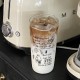 Homemade Cute Summer Penguin Glass, Niche Instagram Simple High-Temperature Borosilicate Water Cup, High-Resistant