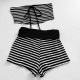 Bow-knot halter-neck short vests Wholesale women's slimming, sexy, versatile vest and skirt suits, two-piece set.