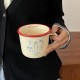 Niche Korean Instagram Funny and Cute Linear Cat Glass Bowl High-temperature-resistant cartoon borosilicate fruit bowl and yogurt bowl