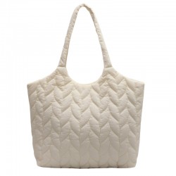 Women's bags, 2025 spring new forest-style simple Oxford cloth shoulder bag, fashionable embroidered diamond-patterned crossbody bag