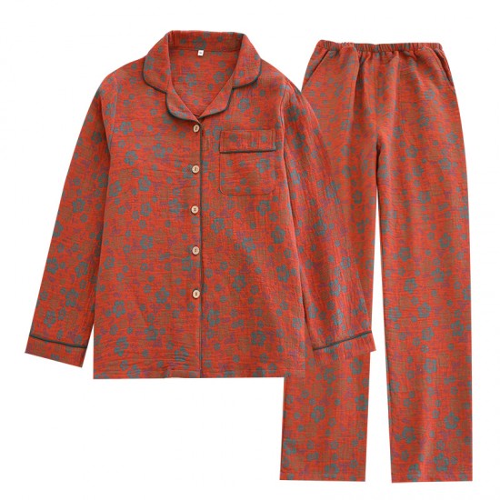 New Women's Autumn and Winter Pure Cotton Air-Layer Pajamas, Thickened Interlayer Warm Homewear Loose Large Size Casual Pants New Women's Autumn and Winter Pure Cotton Air-Layer Pajamas, Thickened Interlayer Warm Homewear Loose Large Size Casual Pants