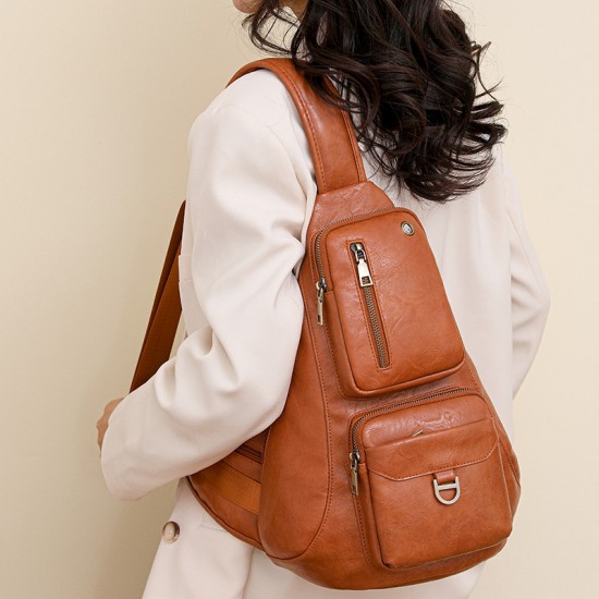 New cross-border women's bag, casual versatile crossbody bag, multifunctional travel backpack