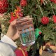 Romantic blue fireworks glass Instagram celebration pink fireworks, large Rongling water cup, simple iced American coffee cup.