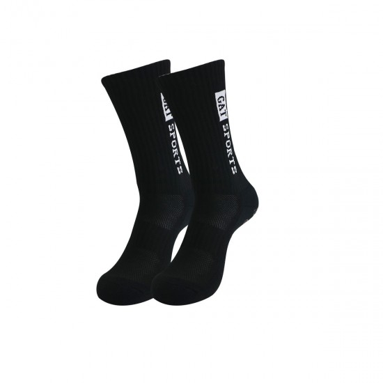 Sports socks, mid-calf rubberized non-slip socks, calf socks, shin guards, and training socks