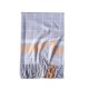 2023 new Wholesale plaid scarves for autumn and winter, faux cashmere tassel scarves for women, European and American street style, thickened and warm neckbands.