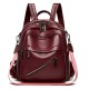 New cross-border women's backpacks, trendy genuine leather women's bags, versatile summer bags for students and moms, fashionable Korean-style soft leather travel backpacks