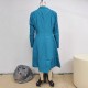 Fashionable casual lapel, solid color, pocket button, long-sleeved top, two-piece women's clothing wholesale.