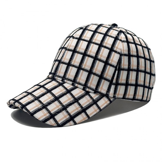 Foreign trade cross-border hat wholesale fashionable plaid baseball caps for women, outdoor sun protection, sun visor, hardtop baseball caps for men, casual wear. Foreign trade cross-border hat wholesale fashionable plaid baseball caps for women, outdoor sun protection, sun visor, hardtop baseball caps for men, casual wear.