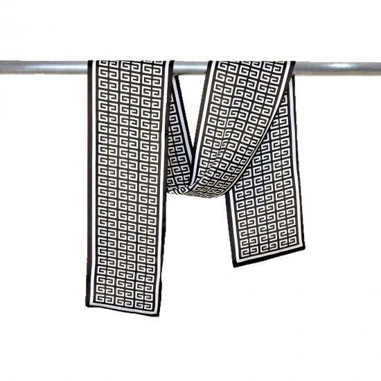 New Japanese and Korean summer simple houndstooth print small long scarves, multifunctional, fashionable decorative scarves, imitation silk ribbons. New Japanese and Korean summer simple houndstooth print small long scarves, multifunctional, fashionable decorative scarves, imitation silk ribbons.
