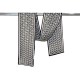 New Japanese and Korean summer simple houndstooth print small long scarves, multifunctional, fashionable decorative scarves, imitation silk ribbons. New Japanese and Korean summer simple houndstooth print small long scarves, multifunctional, fashionable decorative scarves, imitation silk ribbons.
