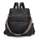 Cute women's backpack, lightweight women's retro backpack, large-capacity, casual travel dual-purpose shoulder bag