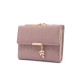 2025 New Short Women's Small Fresh Foldable Multifunctional Wallet with Diamond Plaid Full PU Leather Student Coin Purse