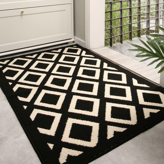 Cross-border home entrance doormat, dust-removing, wear-resistant doormat for home entrance, simple absorbent, non-slip rug. Cross-border home entrance doormat, dust-removing, wear-resistant doormat for home entrance, simple absorbent, non-slip rug.