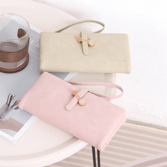 New Korean-style fresh zipper closure, women's long wallet, multi-functional large-capacity handbag, in stock for wholesale New Korean-style fresh zipper closure, women's long wallet, multi-functional large-capacity handbag, in stock for wholesale