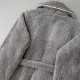 2023 new double-sided thickened comfortable cotton velvet pajamas for men, plus-size home robes for autumn and winter couple's robes.