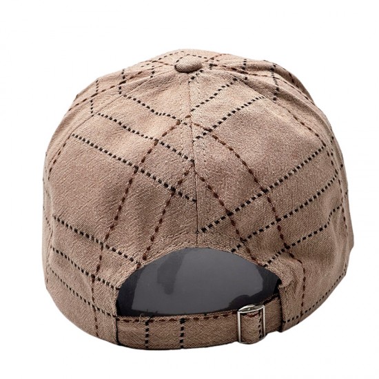 New cross-border plaid baseball caps, men's casual retro caps, spring and autumn, all-season caps, wholesale. New cross-border plaid baseball caps, men's casual retro caps, spring and autumn, all-season caps, wholesale.