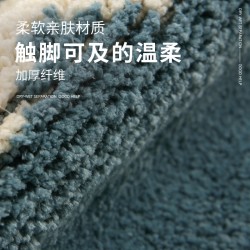 Cross-border bathroom doormats, home entrance carpets, bedroom and toilet doormats, absorbent doormats, bathroom non-slip mats.