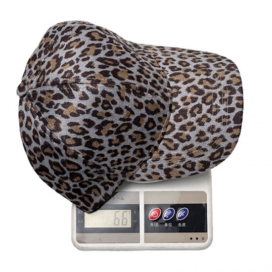 Spring and summer leopard print baseball hats, fashionable European and American cross-border men's and women's outdoor hats Sports Sun Protection Baseball Hat
