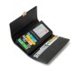 Lovebu New Cross-Border Long Women's Wallet with Solid Color Bow Clasp and Trifold Embroidered Clutch