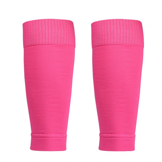 Men's long football shin guards and socks. Anti-friction calf protection for soccer socks