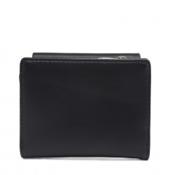 New Japanese and Korean style short women's wallet, stylish, printed, tri-fold, buckle, zipper, multifunctional coin purse, card holder