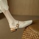 Stretchy slimming boots, thick-soled, height-enhancing boots for petite women, above-the-knee boots with a slimming, high-top biker boots