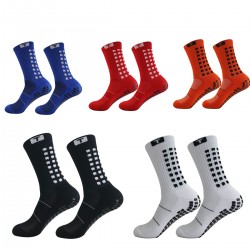 Direct sales of non-slip and wear-resistant football socks, mid-calf compression socks, sports rubber and thickened towel-soled football socks