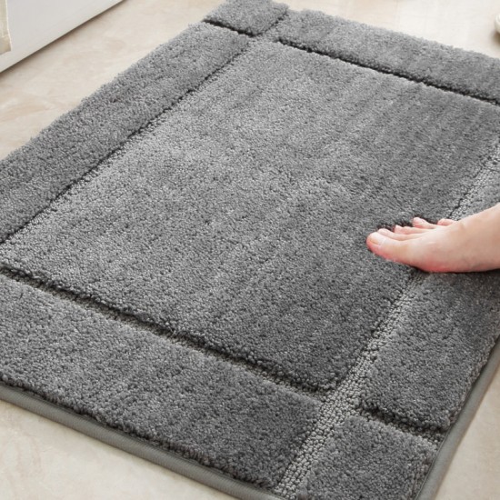 Cross-border bathroom absorbent floor mats, quick-drying bathroom entrance floor mats, thick plush carpet, non-slip bathroom mats Cross-border bathroom absorbent floor mats, quick-drying bathroom entrance floor mats, thick plush carpet, non-slip bathroom mats