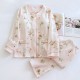 Autumn and winter couple's pajamas, German fleece, warm long sleeves, men and women's wide fleece, loose, plus-size loungewear two-piece set.