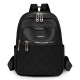 2025 new cross-border foreign trade women's backpack, fashionable casual travel backpack, large-capacity women's embossed backpack, wholesale